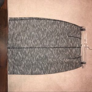 Gray professional pencil skirt